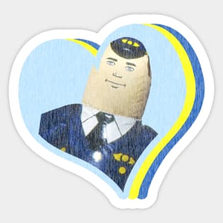 We Love Otto Pilot on this Airplane! Sticker